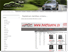 Tablet Screenshot of parts4you.lv